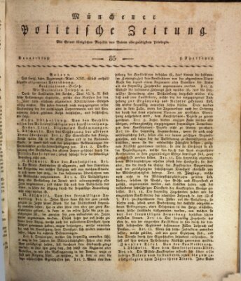Münchener politische Zeitung (Süddeutsche Presse) Donnerstag 9. April 1812
