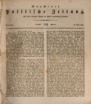 Münchener politische Zeitung (Süddeutsche Presse) Dienstag 20. Mai 1817