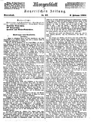 Bayerische Zeitung (Süddeutsche Presse) Samstag 6. Februar 1864