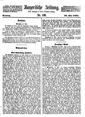 Bayerische Zeitung (Süddeutsche Presse) Sonntag 29. Mai 1864