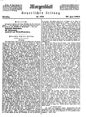 Bayerische Zeitung (Süddeutsche Presse) Dienstag 28. Juni 1864