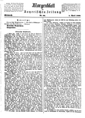 Bayerische Zeitung (Süddeutsche Presse) Mittwoch 5. April 1865