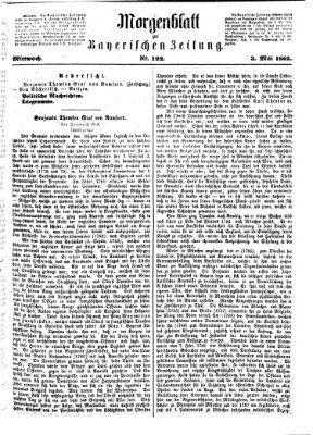 Bayerische Zeitung (Süddeutsche Presse) Mittwoch 3. Mai 1865