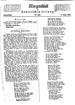 Bayerische Zeitung (Süddeutsche Presse) Donnerstag 8. Juni 1865