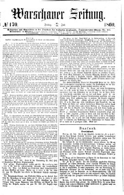 Warschauer Zeitung Freitag 27. Juli 1860