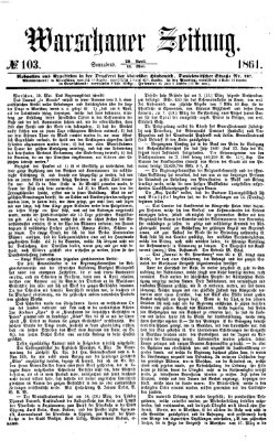 Warschauer Zeitung Samstag 11. Mai 1861
