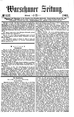 Warschauer Zeitung Mittwoch 17. Juli 1861