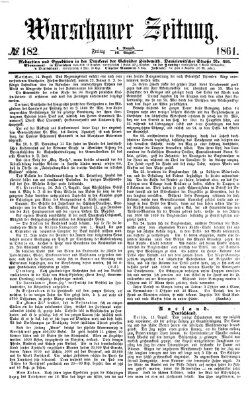Warschauer Zeitung Freitag 16. August 1861