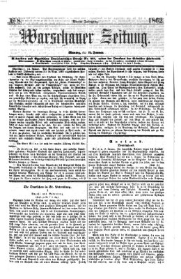 Warschauer Zeitung Montag 13. Januar 1862