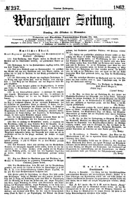 Warschauer Zeitung Dienstag 11. November 1862