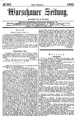Warschauer Zeitung Samstag 22. November 1862
