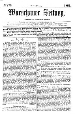 Warschauer Zeitung Samstag 6. Dezember 1862