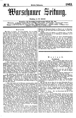 Warschauer Zeitung Dienstag 13. Januar 1863