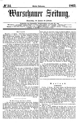 Warschauer Zeitung Donnerstag 12. Februar 1863
