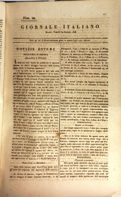 Giornale italiano Freitag 29. Januar 1808