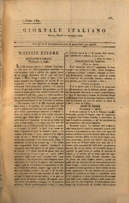 Giornale italiano Dienstag 20. September 1808