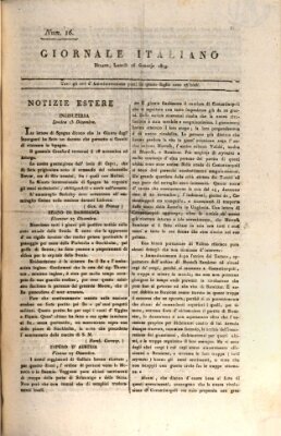Giornale italiano Montag 16. Januar 1809