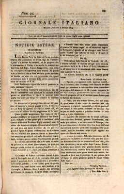 Giornale italiano Samstag 1. April 1809