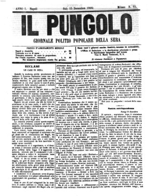 Il pungolo Samstag 15. Dezember 1860