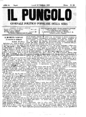 Il pungolo Montag 25. Februar 1861