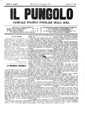 Il pungolo Mittwoch 25. September 1861
