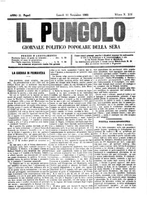 Il pungolo Montag 11. November 1861
