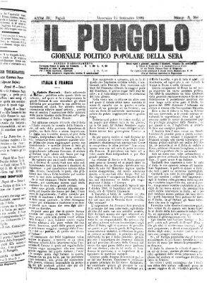 Il pungolo Sonntag 14. September 1862