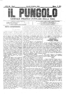Il pungolo Donnerstag 2. Oktober 1862