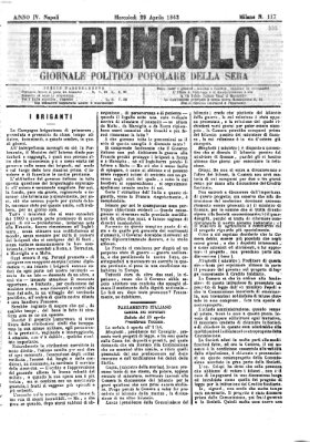 Il pungolo Mittwoch 29. April 1863