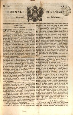 Giornale di Venezia Freitag 24. Februar 1815