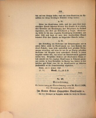 Gesetz-Sammlung für das Herzogtum Coburg (Coburger Regierungs-Blatt) Donnerstag 12. Januar 1843