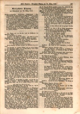 Verhandlungen der Ersten Kammer (Allgemeine preußische Staats-Zeitung) Samstag 24. März 1849