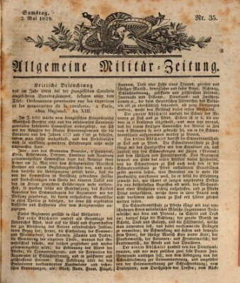 Allgemeine Militär-Zeitung Samstag 2. Mai 1829