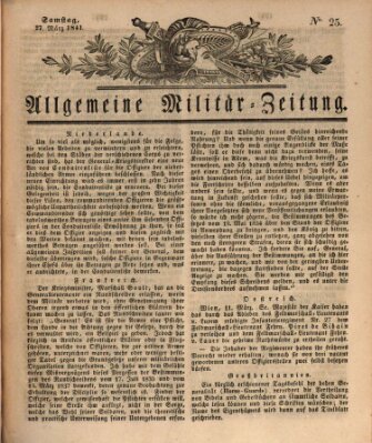 Allgemeine Militär-Zeitung Mittwoch 17. März 1841