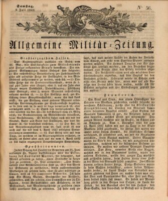 Allgemeine Militär-Zeitung Samstag 9. Juli 1842