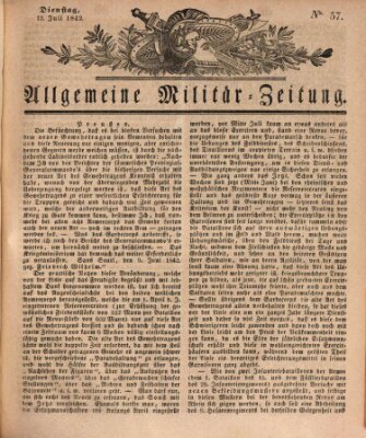 Allgemeine Militär-Zeitung Dienstag 12. Juli 1842
