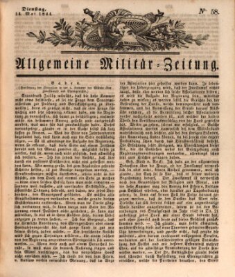 Allgemeine Militär-Zeitung Dienstag 14. Mai 1844