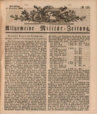 Allgemeine Militär-Zeitung Dienstag 6. Oktober 1846