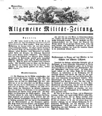 Allgemeine Militär-Zeitung Donnerstag 22. Mai 1851