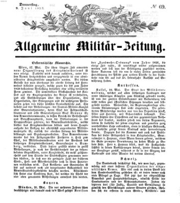 Allgemeine Militär-Zeitung Donnerstag 9. Juni 1853