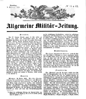 Allgemeine Militär-Zeitung Samstag 9. Februar 1856