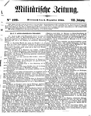 Militärische Zeitung (Militär-Zeitung) Mittwoch 5. Dezember 1855