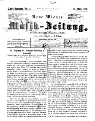 Neue Wiener Musik-Zeitung Donnerstag 17. März 1859