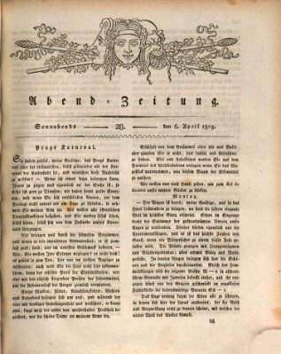 Abend-Zeitung Samstag 6. April 1805
