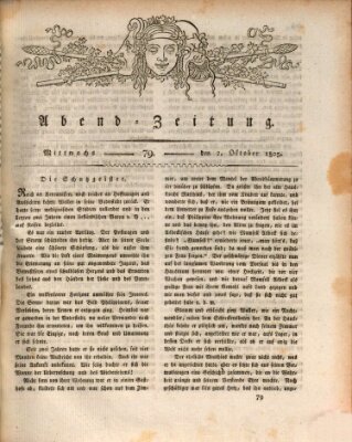 Abend-Zeitung Mittwoch 2. Oktober 1805