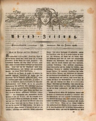 Abend-Zeitung Samstag 28. Juni 1806