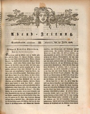 Abend-Zeitung Samstag 19. Juli 1806