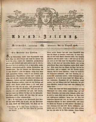 Abend-Zeitung Mittwoch 13. August 1806
