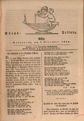 Abend-Zeitung Samstag 9. November 1822
