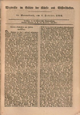 Abend-Zeitung Samstag 5. Oktober 1822